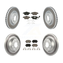 Load image into Gallery viewer, Front Rear Coated Disc Brake Rotors And Ceramic Pads Kit For Volkswagen CC