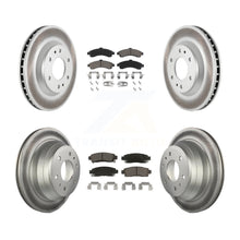 Load image into Gallery viewer, Front Rear Coat Brake Rotors Ceramic Pad Kit For Chevrolet Trailblazer GMC Envoy