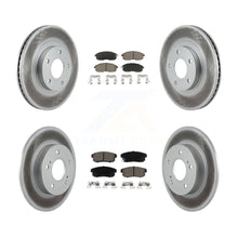 Load image into Gallery viewer, Front Rear Coat Disc Brake Rotors Ceramic Pad Kit For Nissan Maxima INFINITI I35