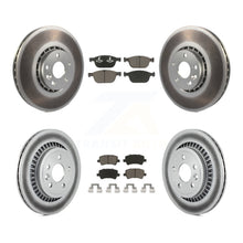Load image into Gallery viewer, [Front+Rear] 2010-2015 Volvo XC60 Premium Coated Rotors &amp; Ceramic Pads Brake Kit For Max Braking