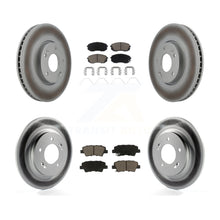 Charger l'image dans la galerie, [Front+Rear] 2017-2019 Kia Soul EV Premium Coated Rotors &amp; Ceramic Pads Brake Kit For Max Braking