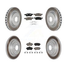 Charger l'image dans la galerie, Front Rear Coat Brake Rotor Ceramic Pad Kit For Mercedes-Benz ML350 GLE350 ML250