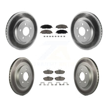 Load image into Gallery viewer, Front Rear Coated Disc Brake Rotors And Ceramic Pads Kit For Ford Mustang