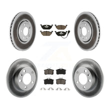 Charger l'image dans la galerie, [Front+Rear] 2000-2001 Volkswagen Golf 2.0L Premium Coated Rotors &amp; Ceramic Pads Brake Kit For Max Braking