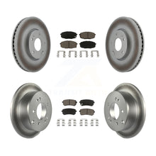 Load image into Gallery viewer, Front Rear Coated Disc Brake Rotor And Ceramic Pad Kit For Kia Forte Koup Forte5