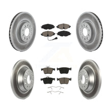 Charger l'image dans la galerie, Front Rear Coated Disc Brake Rotors And Ceramic Pads Kit For Audi TT Quattro