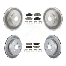 Load image into Gallery viewer, Front Rear Coated Disc Brake Rotors And Ceramic Pad Kit For Toyota 86 Subaru BRZ