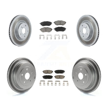 Load image into Gallery viewer, Front Rear Coated Disc Brake Rotors And Ceramic Pads Kit For Subaru Tribeca B9