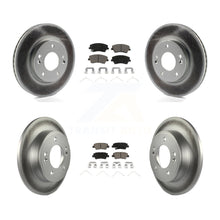 Charger l&#39;image dans la galerie, [Front+Rear] 2017-2020 Hyundai Elantra 2.0L Premium Coated Rotors &amp; Ceramic Pads Brake Kit For Max Braking