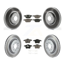 Charger l'image dans la galerie, Front Rear Coated Disc Brake Rotors And Ceramic Pads Kit For Volvo XC90