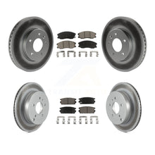 Charger l'image dans la galerie, Front Rear Coated Brake Rotor &amp; Ceramic Pad Kit For Chevrolet Equinox Saturn Vue