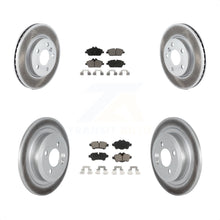 Charger l'image dans la galerie, Front Rear Coated Disc Brake Rotors And Ceramic Pads Kit For Mini Cooper