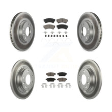 Load image into Gallery viewer, Front Rear Coat Brake Rotors Ceramic Pad Kit For Ford Fusion Mazda 6 Lincoln MKZ