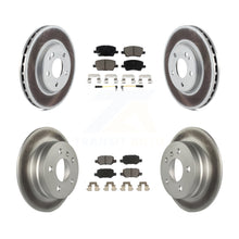 Charger l'image dans la galerie, [Front+Rear] 2006-2011 Mercedes-Benz B200 Premium Coated Rotors &amp; Ceramic Pads Brake Kit For Max Braking