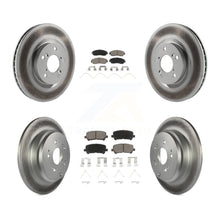Load image into Gallery viewer, [Front+Rear] 2011-2014 Honda Odyssey Premium Coated Rotors &amp; Ceramic Pads Brake Kit For Max Braking