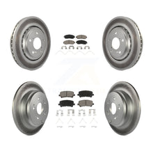 Load image into Gallery viewer, [Front+Rear] 2015-2017 Honda Odyssey Premium Coated Rotors &amp; Ceramic Pads Brake Kit For Max Braking