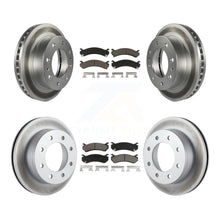 Charger l'image dans la galerie, Front Rear Coat Brake Rotors Ceramic Pad Kit For Chevrolet Silverado 2500 HD GMC