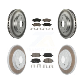 Front Rear Coat Brake Rotor Ceramic Pad Kit For Chevrolet Uplander Buick Terraza