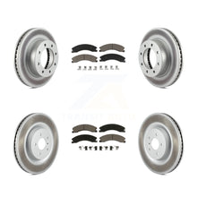 Load image into Gallery viewer, Front Rear Coat Disc Brake Rotor Ceramic Pad Kit For Nissan NV2500 NV3500 NV1500