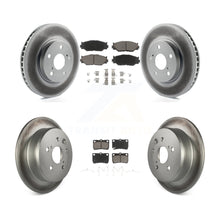 Load image into Gallery viewer, Front Rear Coated Disc Brake Rotors And Ceramic Pads Kit For Lexus IS250