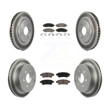 Charger l&#39;image dans la galerie, [Front+Rear] 2006-2007 Nissan Xterra Premium Coated Rotors &amp; Ceramic Pads Brake Kit For Max Braking