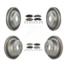 Load image into Gallery viewer, Front Rear Coat Brake Rotors Ceramic Pad Kit For Chevrolet Tahoe GMC Suburban XL