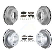 Load image into Gallery viewer, Front Rear Coat Brake Rotors Ceramic Pad Kit For Chevrolet Silverado 1500 Hybrid