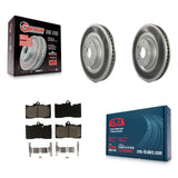 Front Coat Brake Rotors Ceramic Pad Kit For Lexus GS350 IS300 IS350 RC350 IS200t