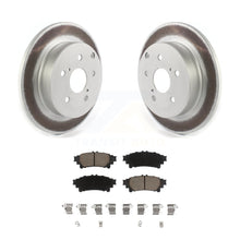 Load image into Gallery viewer, Rear Coated Disc Brake Rotors And Ceramic Pads Kit For Toyota Prius V Mirai