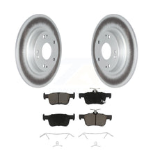 Load image into Gallery viewer, Rear Coated Disc Brake Rotors And Ceramic Pads Kit For Honda Civic