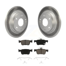 Charger l&#39;image dans la galerie, Rear Coated Disc Brake Rotors And Ceramic Pads Kit For Honda Civic