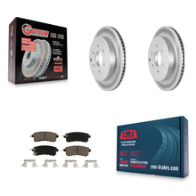 Load image into Gallery viewer, Rear Coat Disc Brake Rotors Ceramic Pad Kit For INFINITI Nissan Armada QX80 QX56