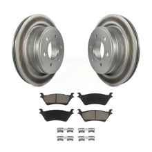 Load image into Gallery viewer, Rear Coated Disc Brake Rotors And Ceramic Pads Kit For Ford F-150