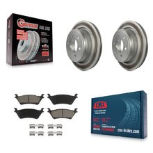 Load image into Gallery viewer, Rear Coated Disc Brake Rotors And Ceramic Pads Kit For Ford F-150
