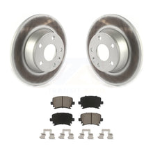 Load image into Gallery viewer, Rear Coated Disc Brake Rotors And Ceramic Pads Kit For Audi TT Quattro