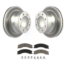 Load image into Gallery viewer, Rear Coat Brake Rotor Ceramic Pad Kit For Chevrolet Express 3500 GMC Savana 4500