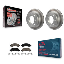 Charger l'image dans la galerie, Rear Coat Brake Rotor Ceramic Pad Kit For Chevrolet Express 3500 2500 GMC Savana