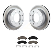 Load image into Gallery viewer, Rear Coat Brake Rotor Ceramic Pad Kit For Chevrolet Express 2500 GMC 3500 Savana