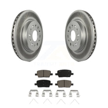 Charger l&#39;image dans la galerie, Rear Coat Brake Rotor Ceramic Pad Kit For Chevrolet Traverse GMC Acadia Cadillac