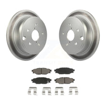 Charger l&#39;image dans la galerie, Rear Coated Disc Brake Rotors And Ceramic Pads Kit For Subaru WRX