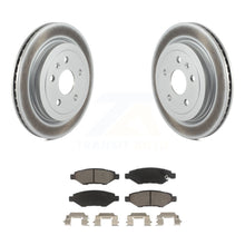 Load image into Gallery viewer, Rear Coated Disc Brake Rotor &amp; Ceramic Pad Kit For Chevrolet Camaro Cadillac CTS