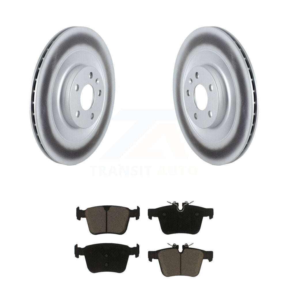 Rear Coated Brake Rotor Ceramic Pad Kit For Volvo XC90 With 340mm Diameter