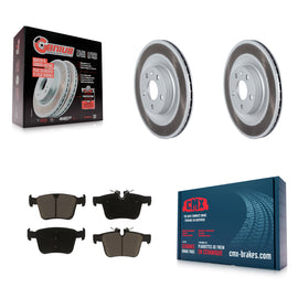 Rear Coated Brake Rotor Ceramic Pad Kit For Volvo XC90 With 320mm Diameter