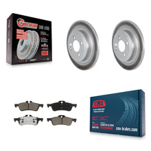 Charger l'image dans la galerie, [Rear] 2007-2008 Mini Cooper Convertible Premium Coated Rotors &amp; Ceramic Pads Brake Kit For Max Braking