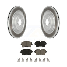 Load image into Gallery viewer, Rear Coated Disc Brake Rotors And Ceramic Pads Kit For Audi A8 Quattro S6 S7 S8