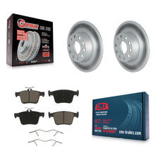 Load image into Gallery viewer, Rear Coated Disc Brake Rotors And Ceramic Pads Kit For Volkswagen Jetta Taos