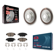 Charger l'image dans la galerie, [Rear] 2016-2022 Mazda CX-9 Premium Coated Rotors &amp; Ceramic Pads Brake Kit For Max Braking