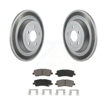 Charger l&#39;image dans la galerie, Rear Coated Disc Brake Rotors And Ceramic Pads Kit For Ford Mustang