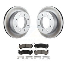 Charger l&#39;image dans la galerie, Rear Coat Brake Rotor Ceramic Pad Kit For Chevrolet Silverado 2500 HD GMC Sierra