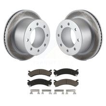 Charger l&#39;image dans la galerie, Rear Coat Brake Rotor Ceramic Pad Kit For Chevrolet Silverado 3500 HD GMC Sierra